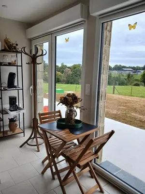 Balcon ou terrasse dans l'établissement la chambrée