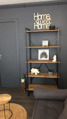 Coin salon dans l'établissement Le Nid Douillet
