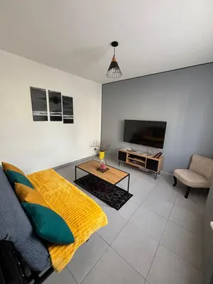 Coin salon dans l'établissement Maison de ville Chauny