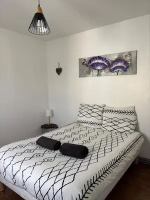 Un ou plusieurs lits dans un hébergement de l'établissement Maison de ville Chauny