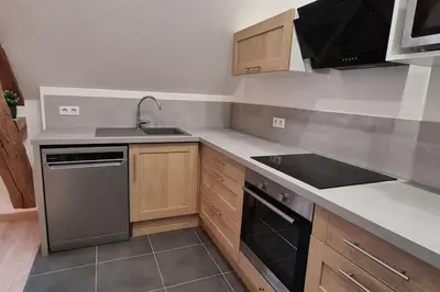 Cuisine ou kitchenette dans l'établissement L'Olympe - EasyEscale