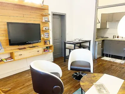 Cuisine ou kitchenette dans l'établissement Le Cathédrale - Hypercentre - Wifi