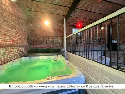 Plan de l'établissement Le Gîte des Ecuries SPA, Domaine de Foreste