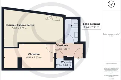 Plan de l'établissement Le Perchoir Romillon