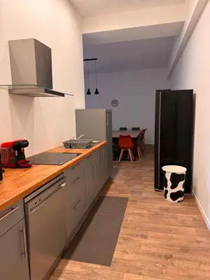 Cuisine ou kitchenette dans l'établissement Appartement Jéroboam