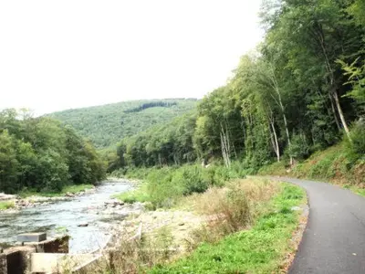 Paysage naturel près de la maison de vacances