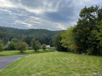 Paysage naturel près de la maison de vacances