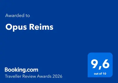 Certificat, récompense, panneau ou autre document affiché dans l'établissement Opus Reims