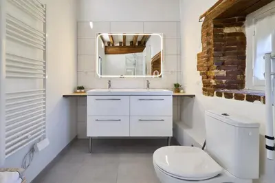 Salle de bains dans l'établissement Gîte 6 chambres entre Reims et Epernay - Le Tilleul - Gîtes Au Beau Sarrazin