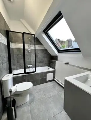 Salle de bains dans l'établissement Appartement Saphir 2-4 pers - L' Artdu'Net -