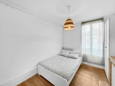 Un ou plusieurs lits dans un hébergement de l'établissement Le Refuge Châlonnais - City Centre, Wifi, Parking