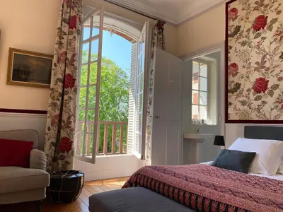 Un ou plusieurs lits dans un hébergement de l'établissement Villa du Châtelet