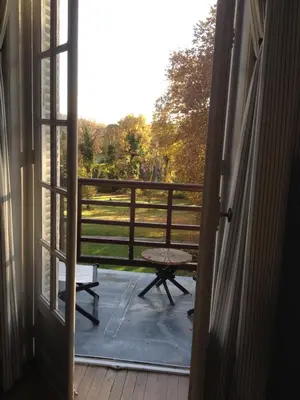 Balcon ou terrasse dans l'établissement Villa du Châtelet