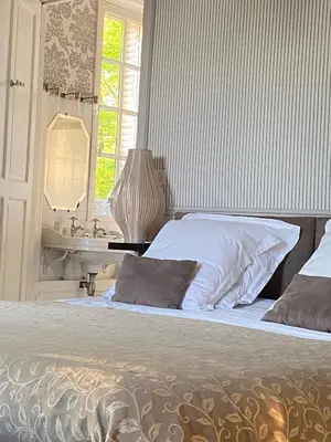 Un ou plusieurs lits dans un hébergement de l'établissement Villa du Châtelet