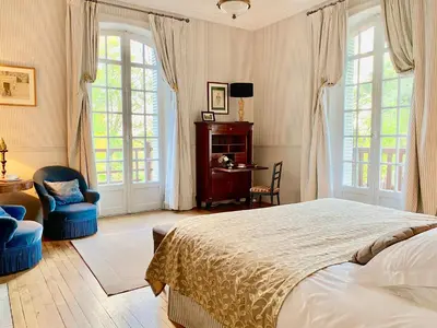 Un ou plusieurs lits dans un hébergement de l'établissement Villa du Châtelet