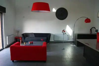 Coin salon dans l'établissement GrIsa'Home