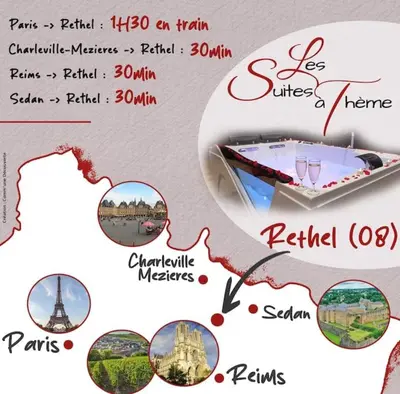 Plan de l'établissement La Suite Romantique