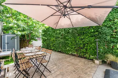 Jardin de l'établissement Loft urbain avec jardin privé en hyper centre