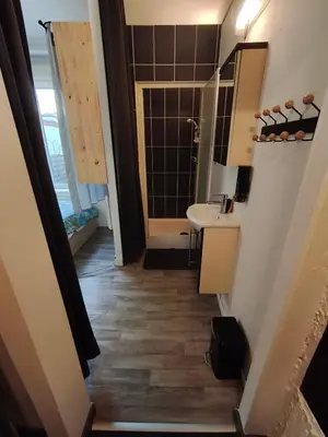 Salle de bains dans l'établissement Agréable appartement 