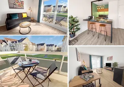 Plan de l'établissement Studio Wi-Fi et balcon, très bien situé