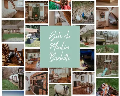 Plan de l'établissement Le Moulin Barbotte La convivialité en pleine nature