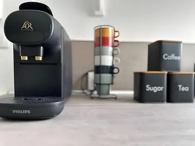Plateau bouilloire dans l'établissement Appartement à Reims - Wi-Fi & Netflix