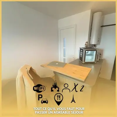 Plan de l'établissement Le 71 - Love Room Cozy - Disney 20min
