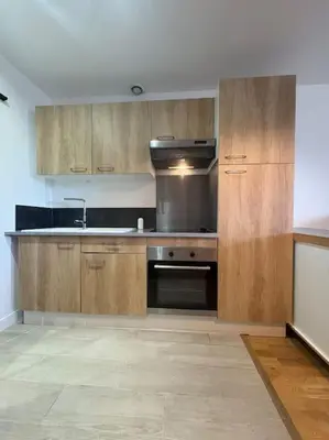 Cuisine ou kitchenette dans l'établissement Le 71 - Love Room Cozy - Disney 20min