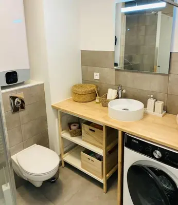 Salle de bains dans l'établissement Studio Voltaire