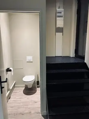 Salle de bains dans l'établissement Appartement art deco Reims