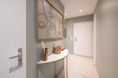 Salle de bains dans l'établissement Elégance Contemporaine