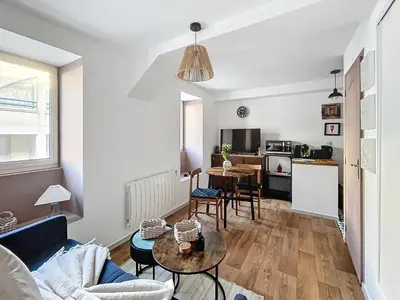 Cuisine ou kitchenette dans l'établissement Le Picantin - proche château