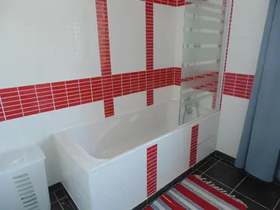 Salle de bains dans l'établissement La Mignonette