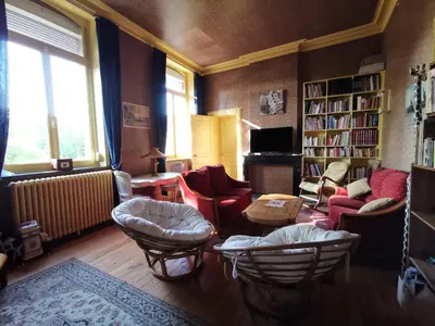 Coin salon dans l'établissement La maison du bonheur