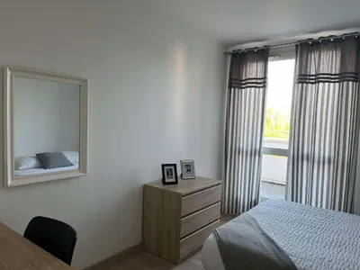 Un ou plusieurs lits dans un hébergement de l'établissement Duplex urbain spacieux à Compiègne