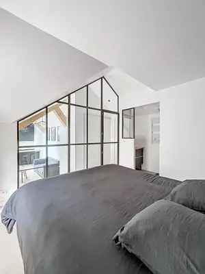 Un ou plusieurs lits dans un hébergement de l'établissement Petit Loft centre-ville