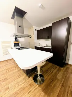 Cuisine ou kitchenette dans l'établissement La Citadelle