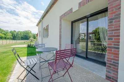 Balcon ou terrasse dans l'établissement Chez paul