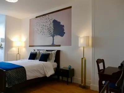 Un ou plusieurs lits dans un hébergement de l'établissement Villa Arcadia