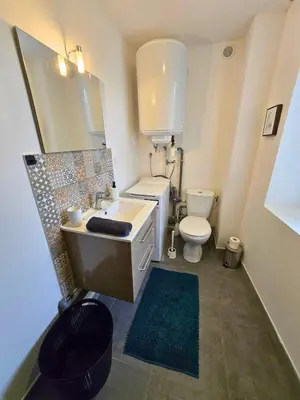 Salle de bains dans l'établissement Cosy Studio Confort
