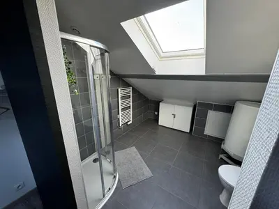 Salle de bains dans l'établissement Chez Antonella centre Reims