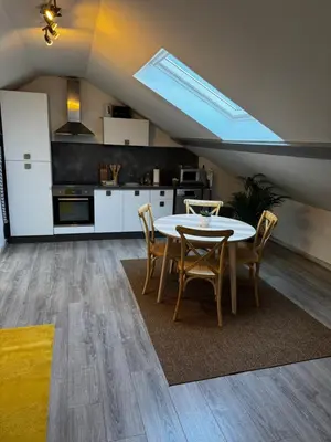 Cuisine ou kitchenette dans l'établissement Chez Antonella centre Reims