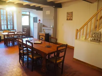 Cuisine ou kitchenette dans l'établissement La Crémaillère