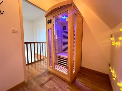 Plan de l'établissement S Baylevéd'Air duplex vue château, Balnéo et sauna