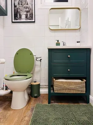 Salle de bains dans l'établissement Un appartement en centre ville , à 2 pas du château de Villers Cotterets