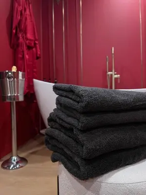 Plan de l'établissement Le boudoir rouge - Loveroom luxueuse pour couples