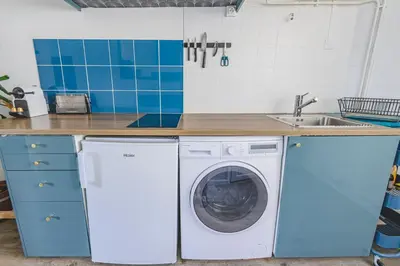 Cuisine ou kitchenette dans l'établissement Azul Cosy charmant proche centre