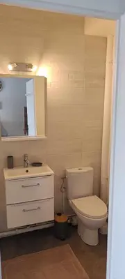 Salle de bains dans l'établissement Chez Philippe