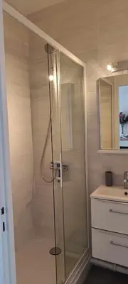 Salle de bains dans l'établissement Chez Philippe