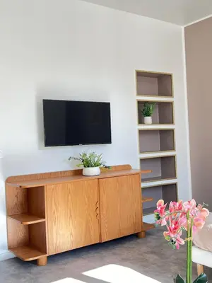 Télévision ou salle de divertissement dans l'établissement Studio B3 - Centre-Ville Meaux - Proche Disneyland